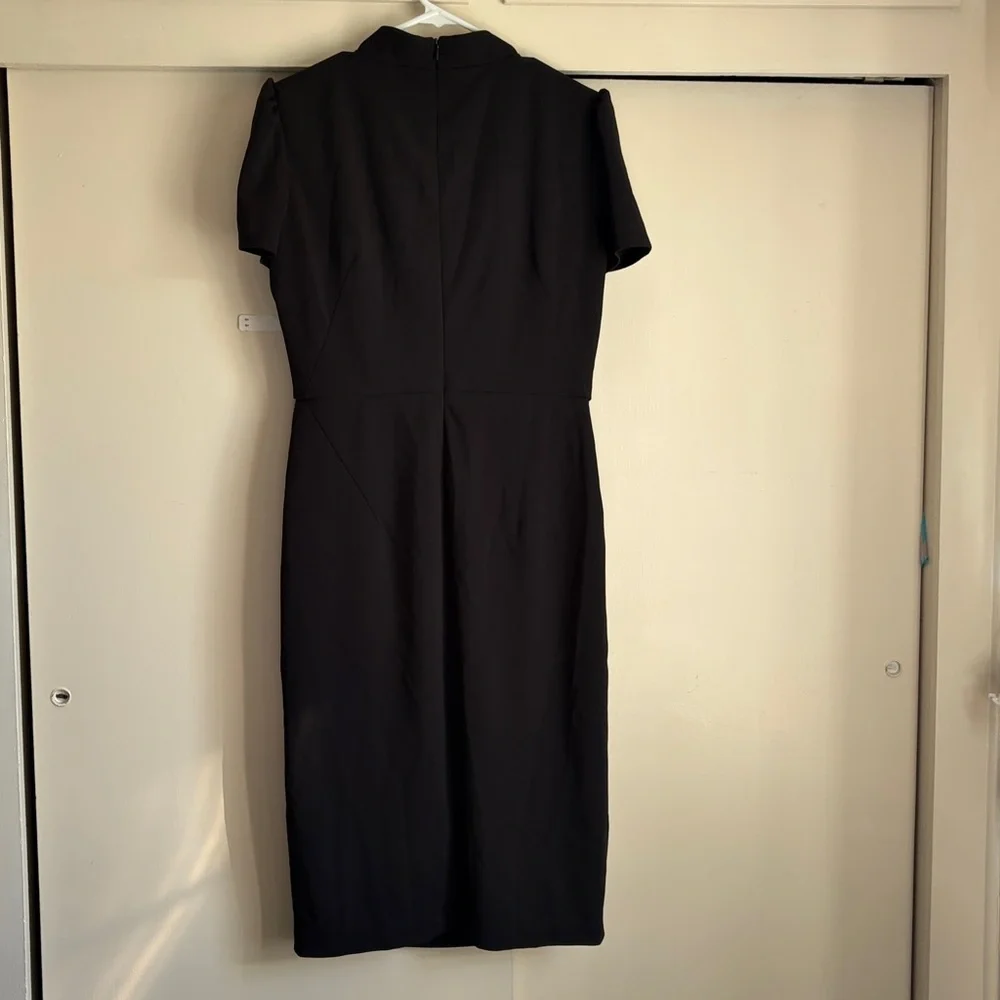 Maggy London Classic Black Midi Dress - Picture 5 of 11